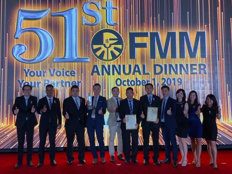 FMM Excellence Award (Gold-SMI Category) Oct 2019